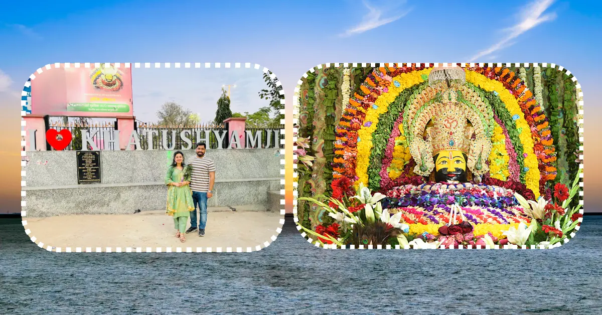 My Khatu Shyam trip: A photo collage of my journey to the famous temple of Shyam Baba in My Website of Dikshaverse.