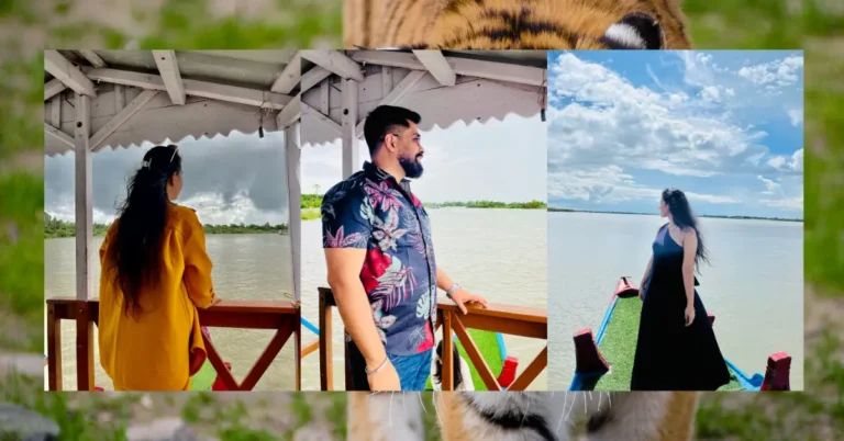 Collage of traveler exploring Sundarban on a budget trip: Boat Safari, Tiger spotting and Scebic rivers in west bengal,India through DikshaVerse Website